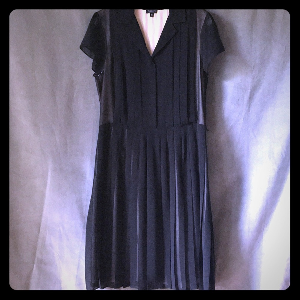 Black dress. Talbots.